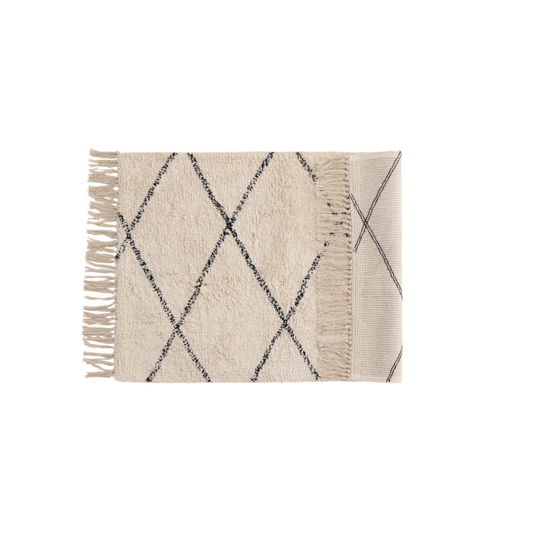 Voir la diapositive 2 : Paris Prix Tapis déco  thelma  50x80cm naturel