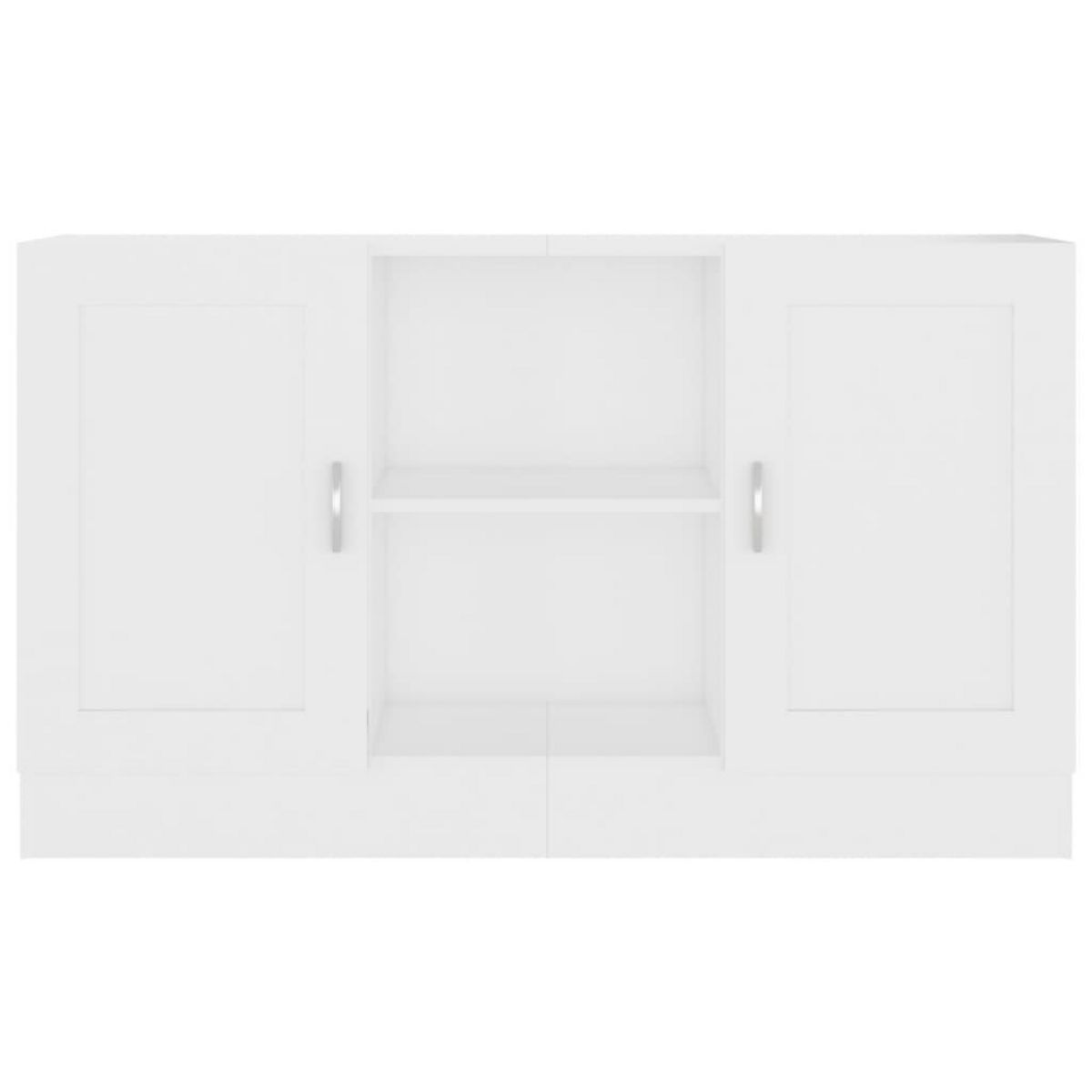 VIDAXL Buffet Blanc 120x30,5x70 cm Bois d'ingenierie