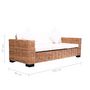 Voir la diapositive 5 : VIDAXL Canape a 3 places de jardin Rotin naturel