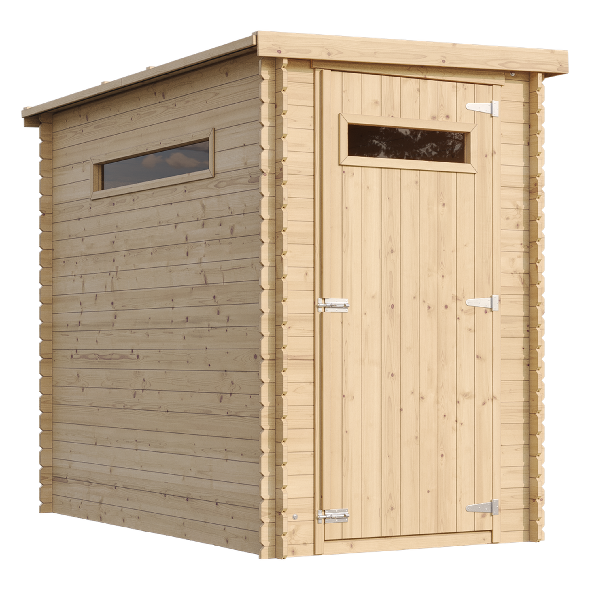 TIMBELA Abri de Jardin en Bois 2,63m² Cabane de Jardin, Cabanon Jardin Exterieur à Outils M306A