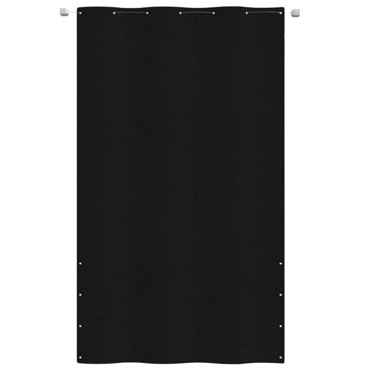 VIDAXL Ecran de balcon Noir 140x240 cm Tissu Oxford