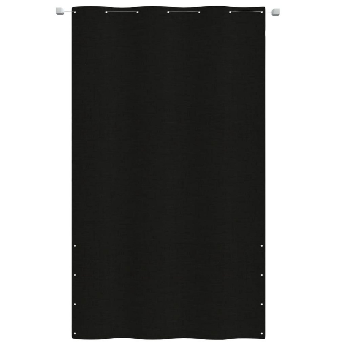 VIDAXL Ecran de balcon Noir 140x240 cm Tissu Oxford