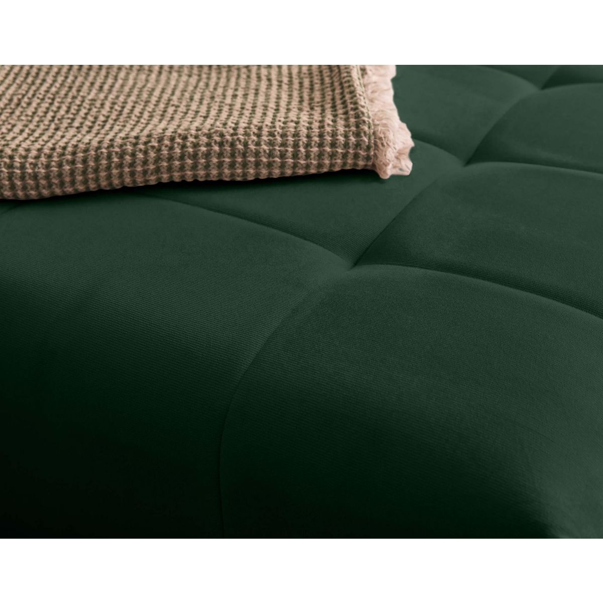 BEST MOBILIER Petra - canapé d'angle réversible - convertible avec coffre - 4 places - en velours