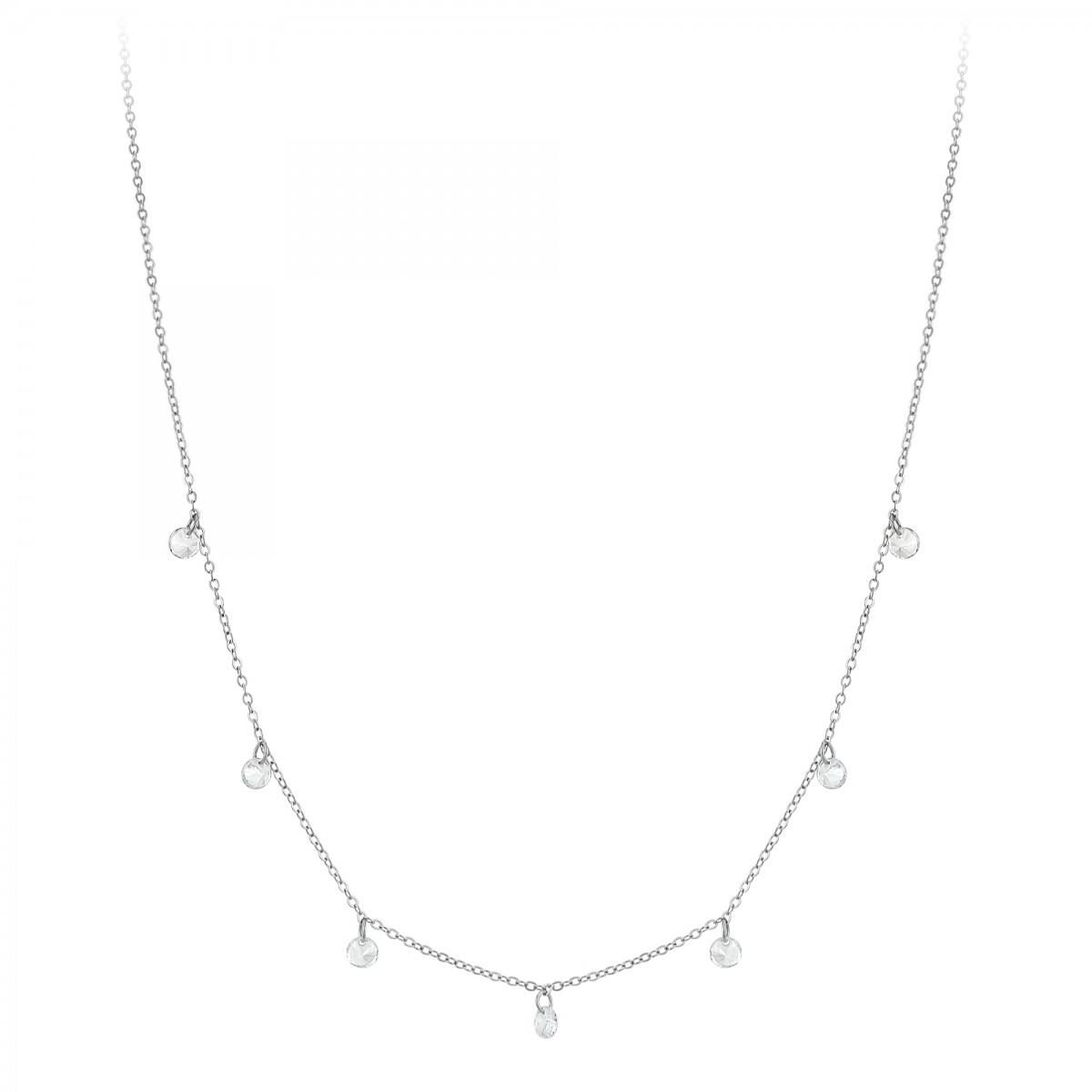 SC CRYSTAL Collier SC Crystal orné de Zirconium