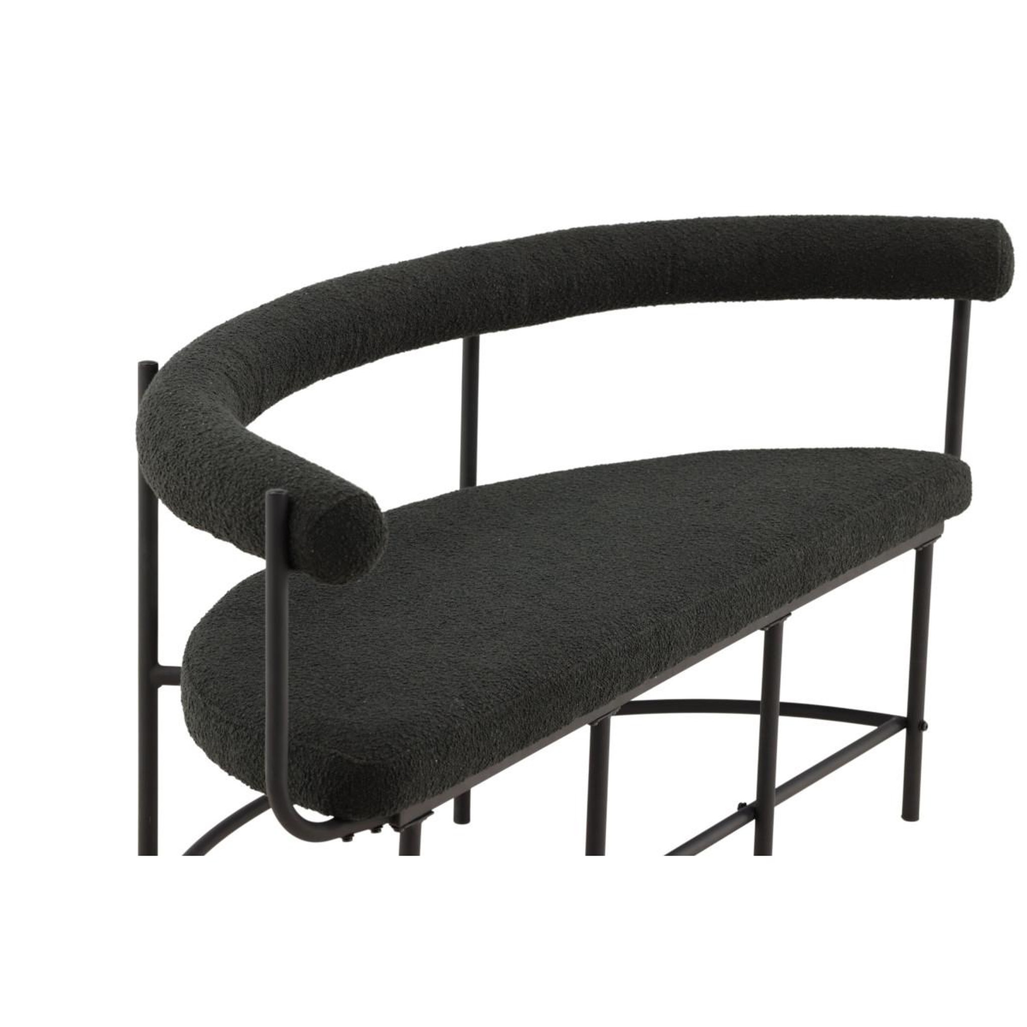 Voir la diapositive 6 : Paris Prix Banc design bouclé  stallhagen x josefin  165cm noir
