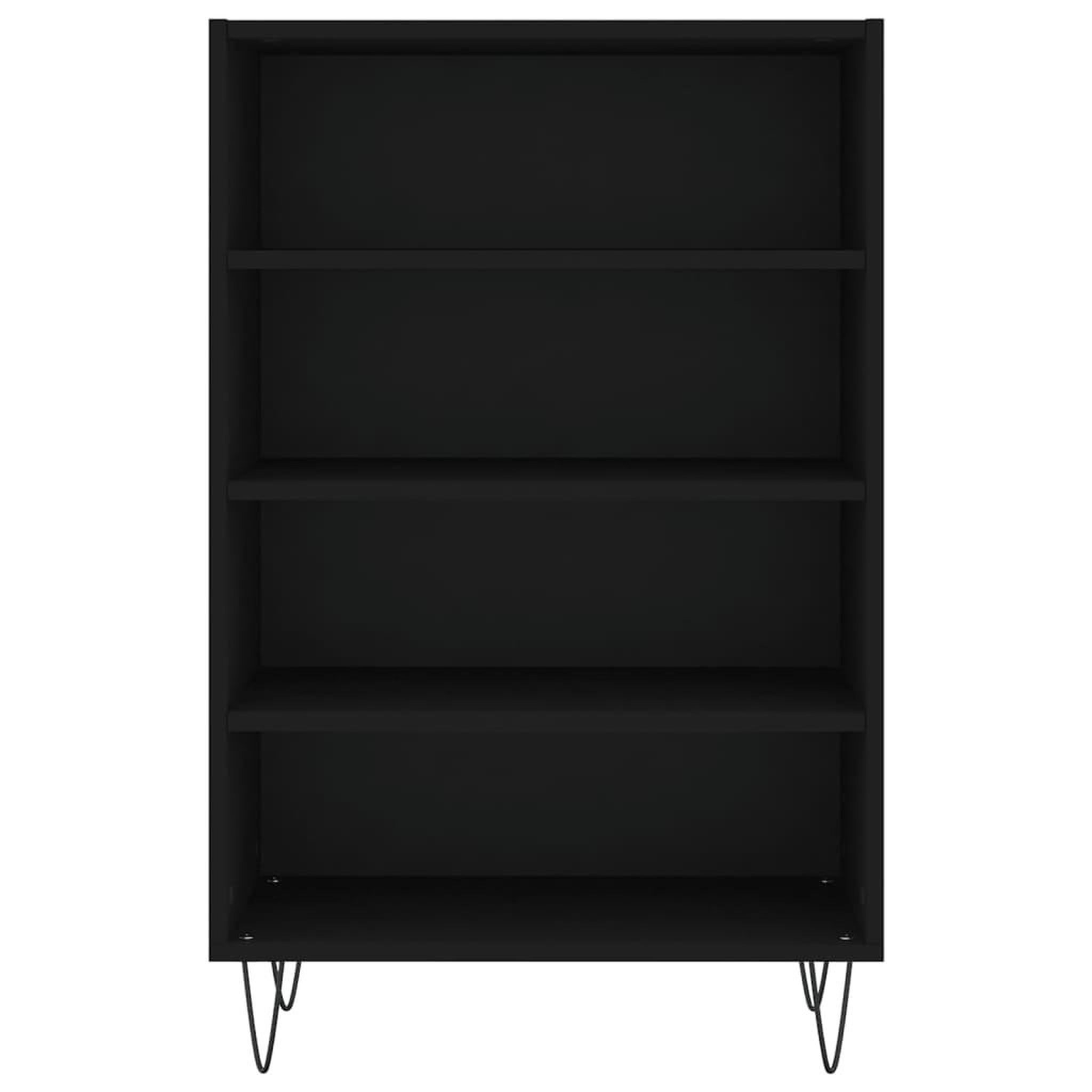 Voir la diapositive 4 : VIDAXL Buffet haut noir 57x35x90 cm bois d'ingenierie