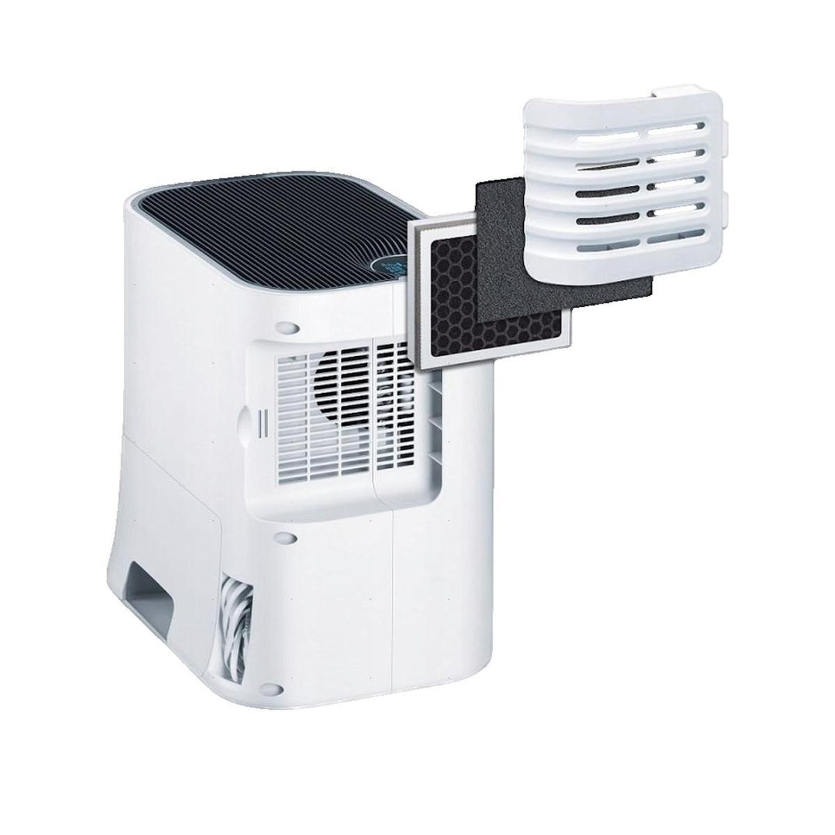 Beurer Purificateur d'air Beurer LR 330 2-en-1 Filtration 85% Blanc