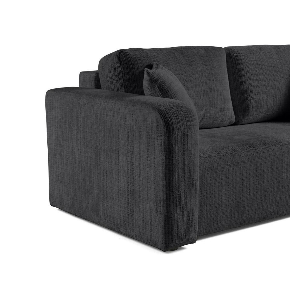 BEST MOBILIER Miro - canapé droit 2 places - en velours texturé