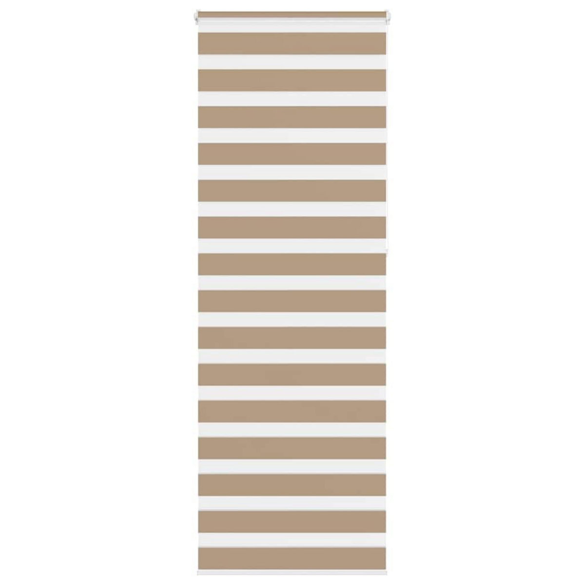 VIDAXL Store zebre marron sable largeur du tissu 65,9 cm polyester