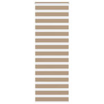 VIDAXL Store zebre marron sable largeur du tissu 65,9 cm polyester