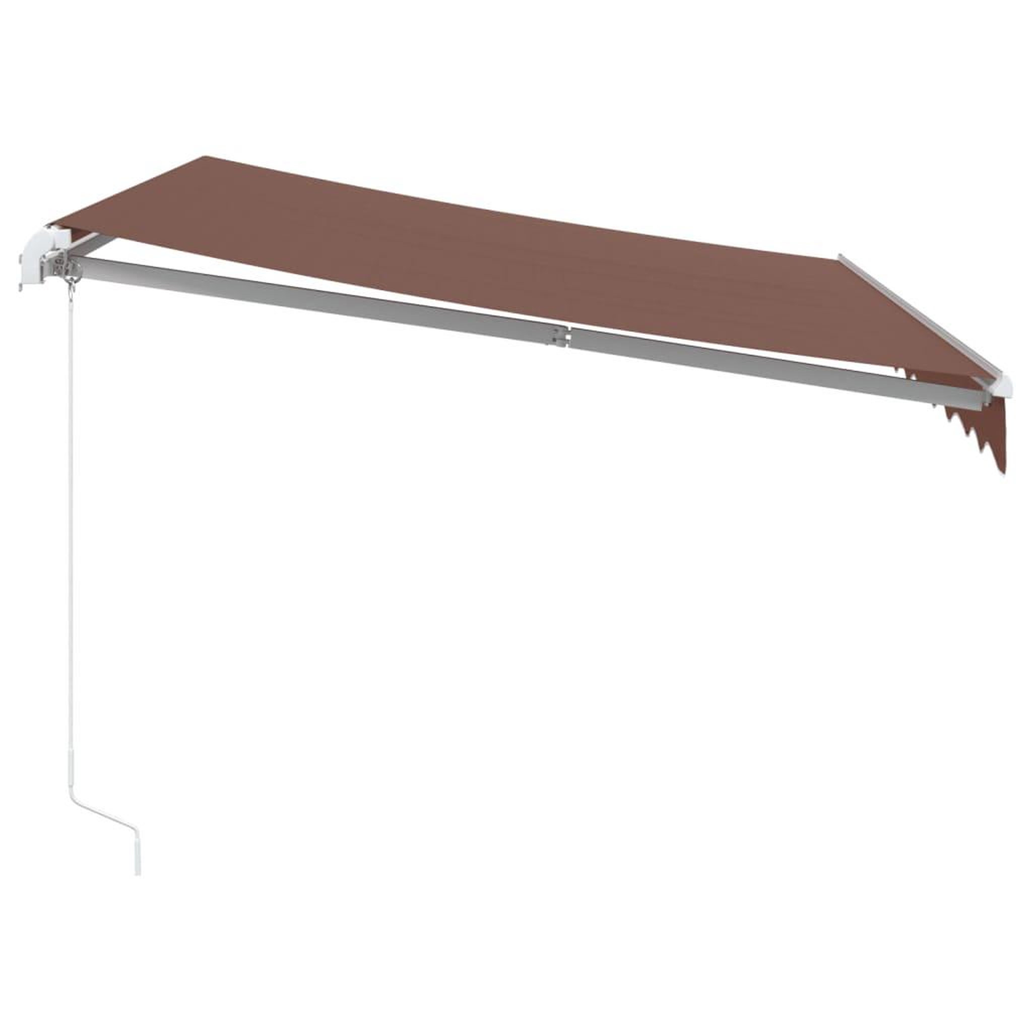 Voir la diapositive 4 : VIDAXL Auvent manuel retractable marron 300x250 cm