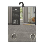 ATMOSPHERA Rideau occultant et isolant 140 x 260 cm - Gris