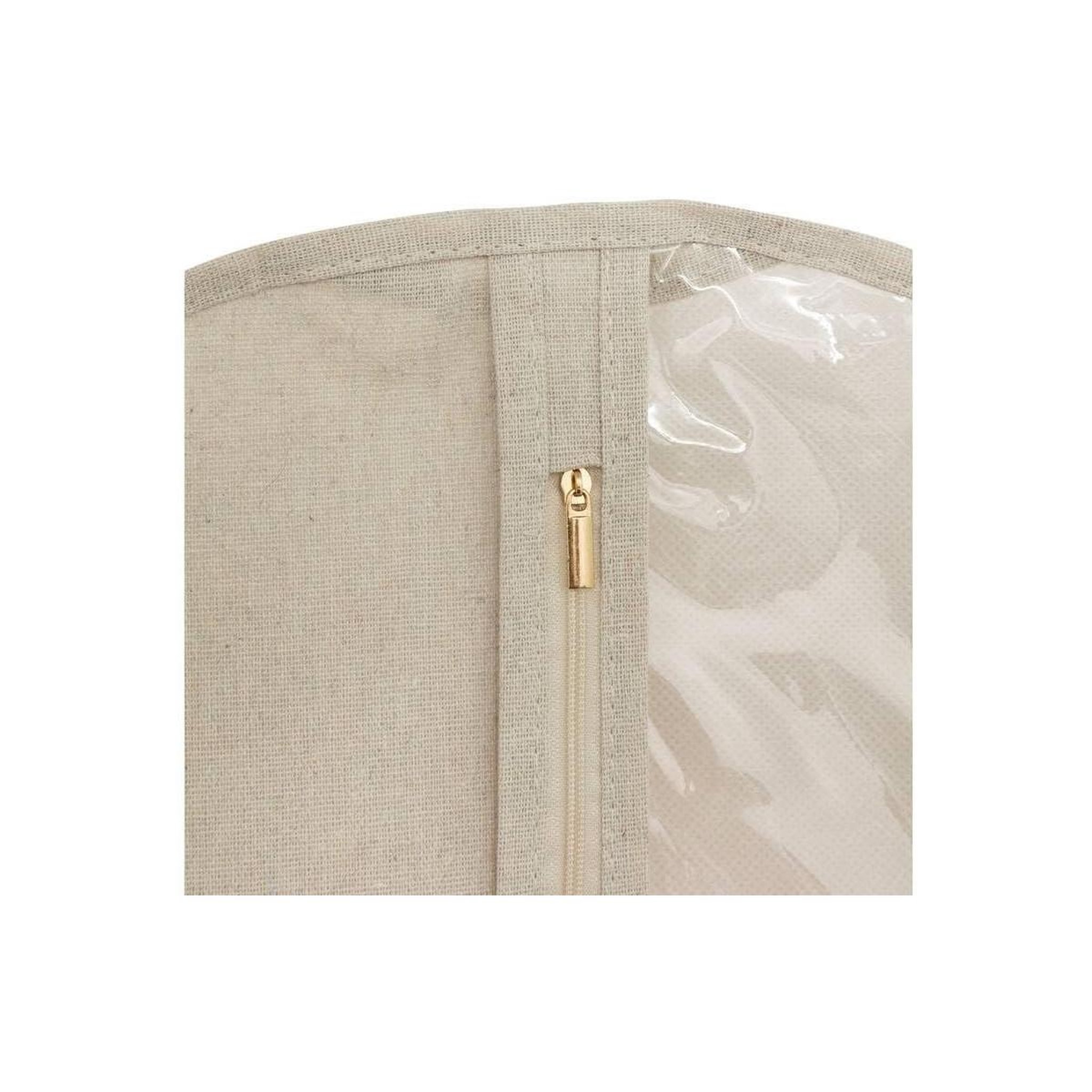 Voir la diapositive 2 : FIVE Housse à Vêtements à Suspendre  Dressy  115cm Beige