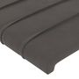 Voir la diapositive 4 : VIDAXL Tetes de lit 2 pcs Gris fonce 90x5x78/88 cm Velours