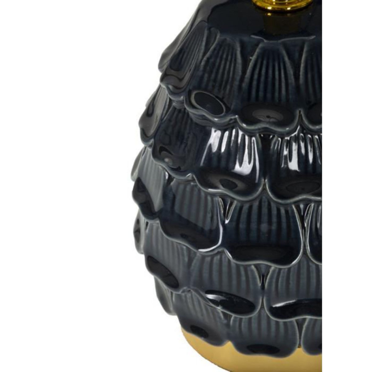 Paris Prix Lampe à Poser en Céramique  Pigny  30cm Bleu