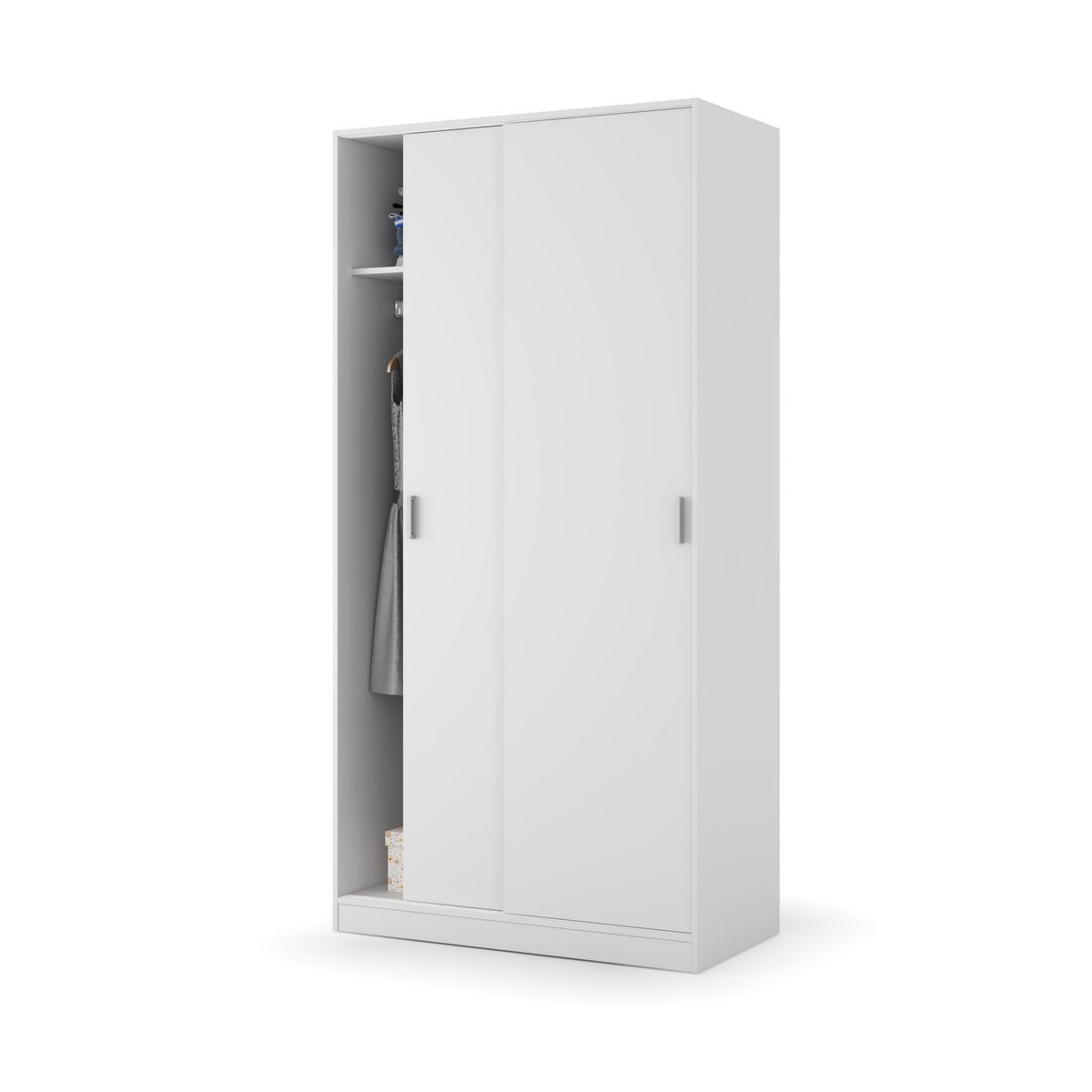 Armoire 2 Portes Coulissantes  L 100 x H 200cm 