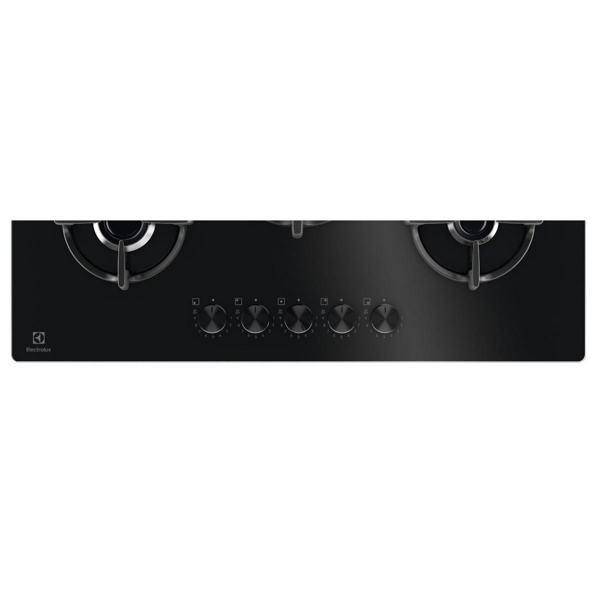 ELECTROLUX Table de cuisson gaz 75cm 5 feux noir - EGG75372K