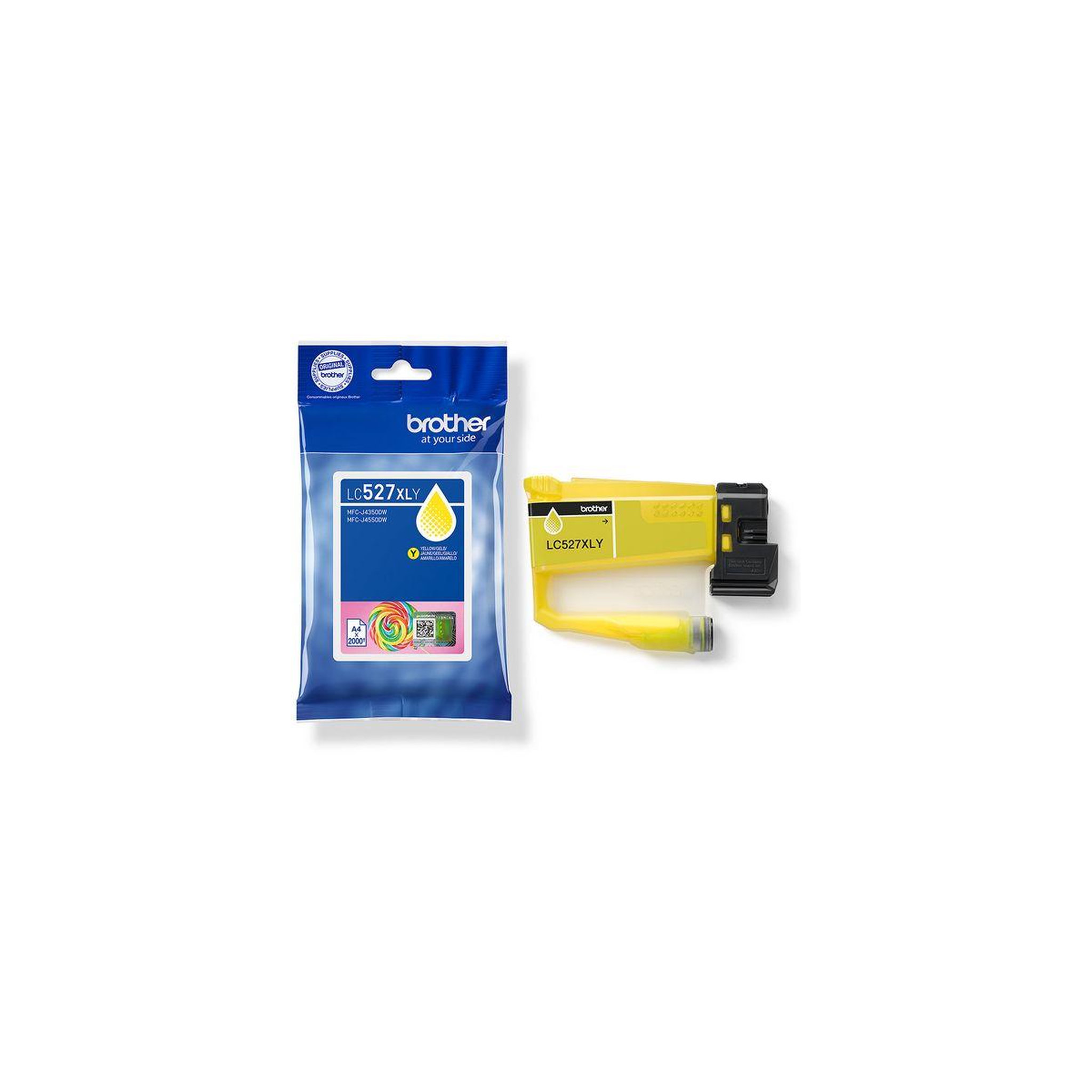 Voir la diapositive 2 : Brother Cartouche d'encre originale lc527 xl jaune (yellow) haute capacité - lc527xly