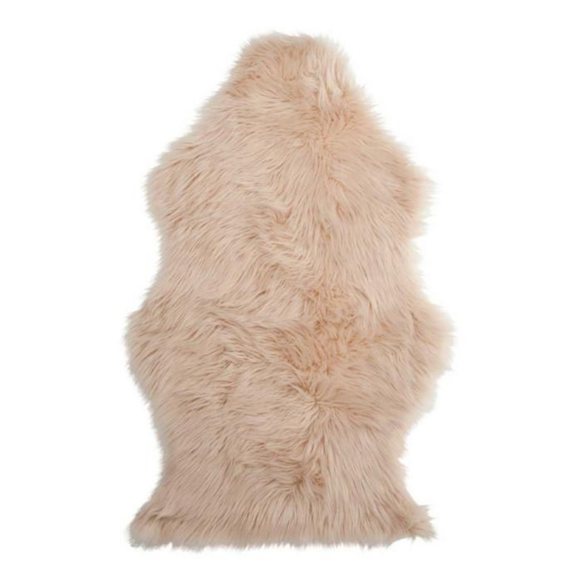 Paris Prix Tapis Imitation Fourrure  Ashley  57x94cm Beige