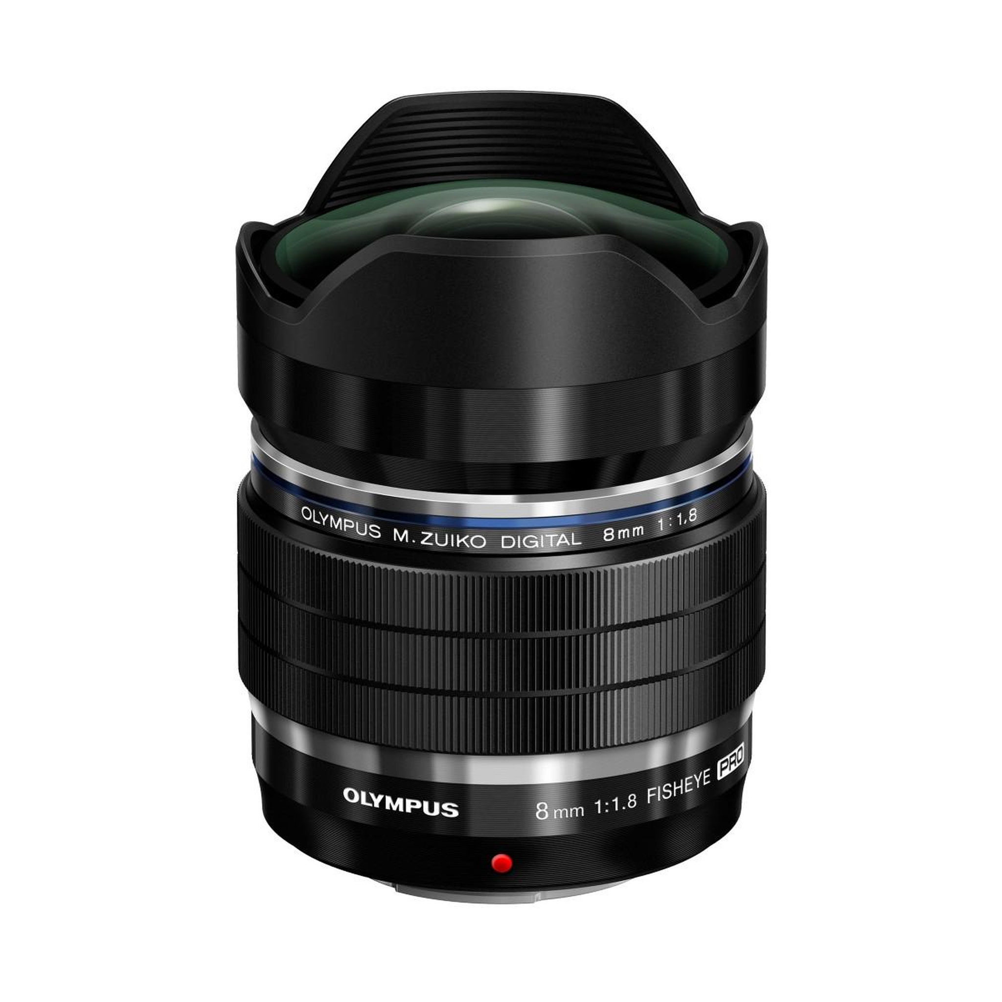Voir la diapositive 2 : Olympus Olympus m.zuiko digital ed 8mm 1:1.8 fisheye pro milc/slr objectif large  fish eye  noir