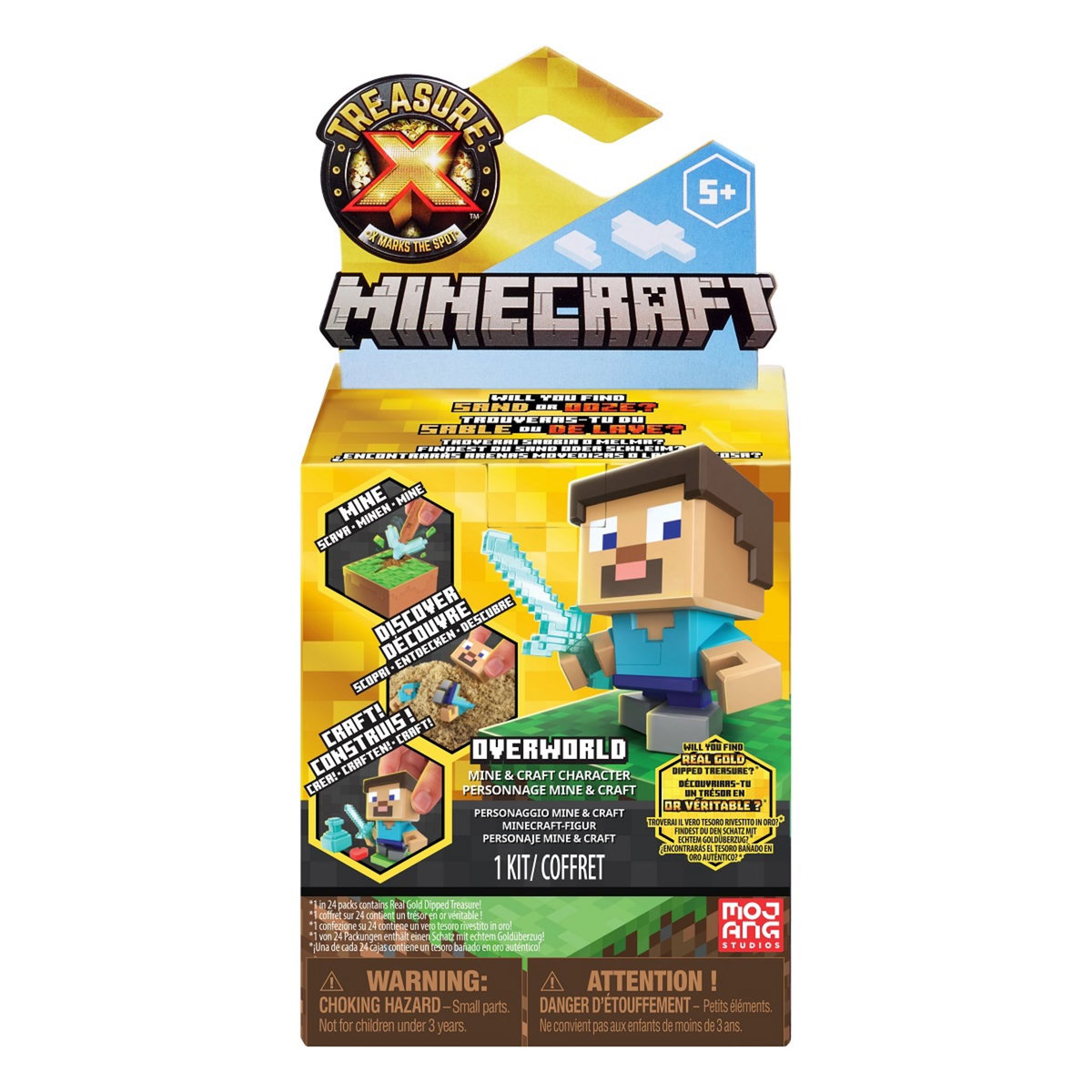 MOOSE TOYS Set de découverte Minecraft Trésor X