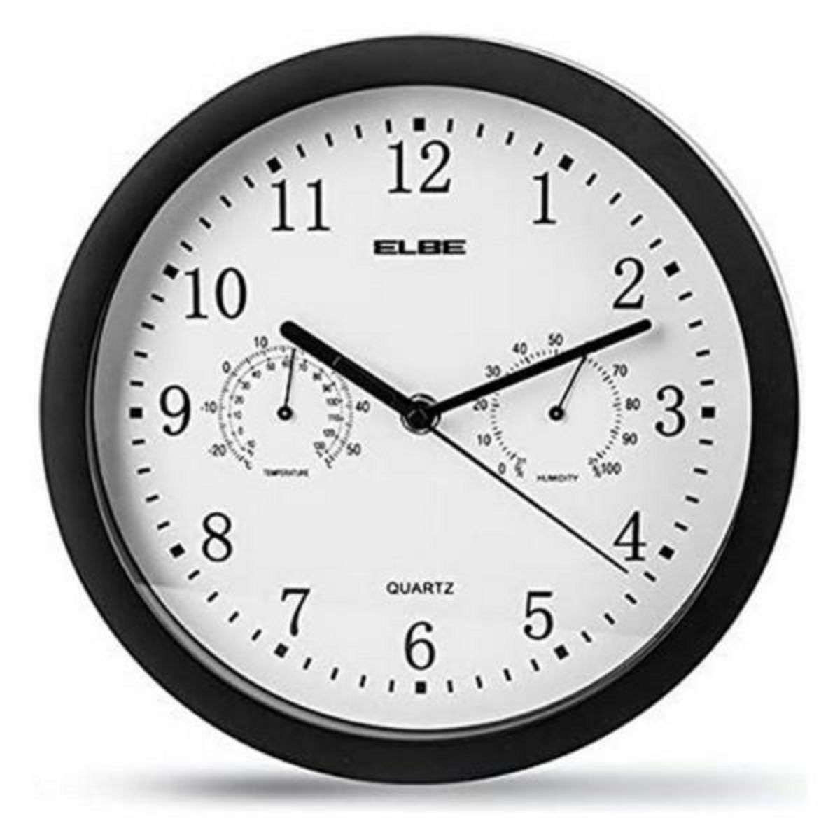 AAAAA Horloge Murale ELBE RP-1005-N Blanc/Noir