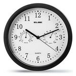 AAAAA Horloge Murale ELBE RP-1005-N Blanc/Noir