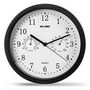 Voir la diapositive 1 : AAAAA Horloge Murale ELBE RP-1005-N Blanc/Noir