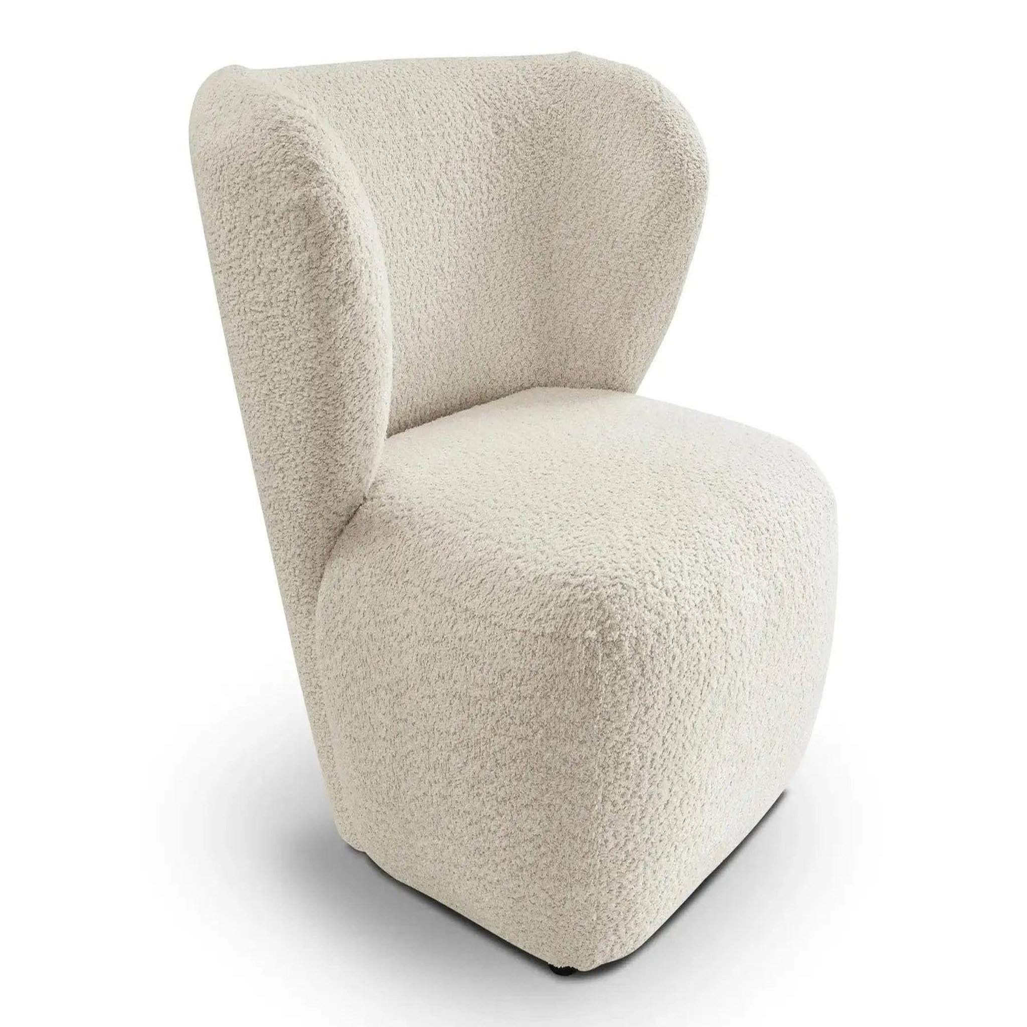 Voir la diapositive 4 : CASANOVA PARIS Capri - fauteuil tissu bouclette