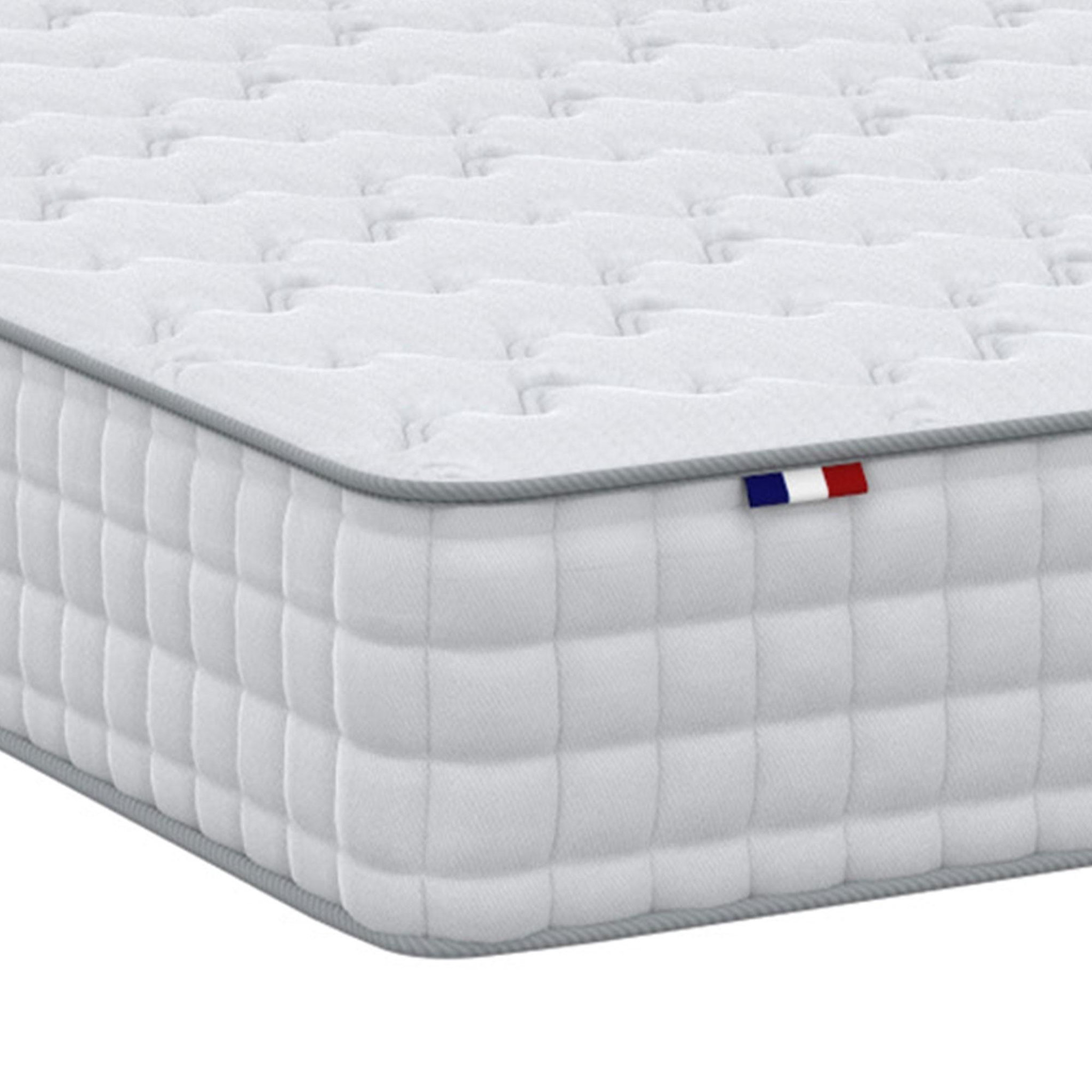 Voir la diapositive 6 : IDLITERIE Pack ensemble matelas ressorts ASTRE, sommier, couette et oreillers