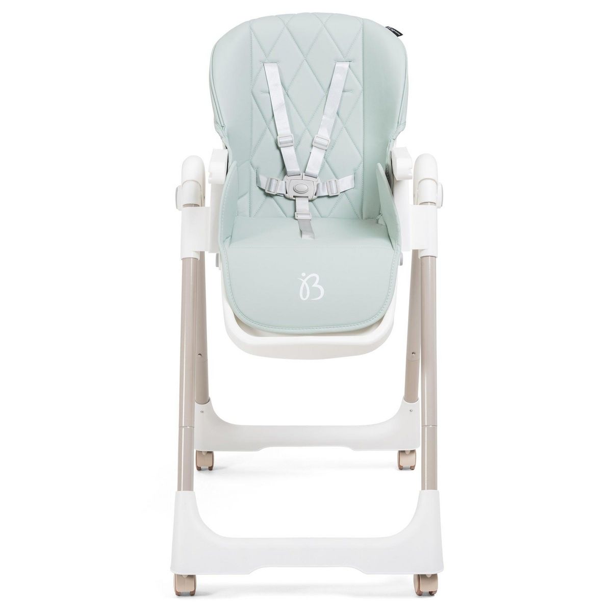 BEBELISSIMO Bebelissimo - Chaise haute évolutive bébé - Pliable - Compacte - Réglable hauteur - De 6 mois à 3 ans (15kg) - vert