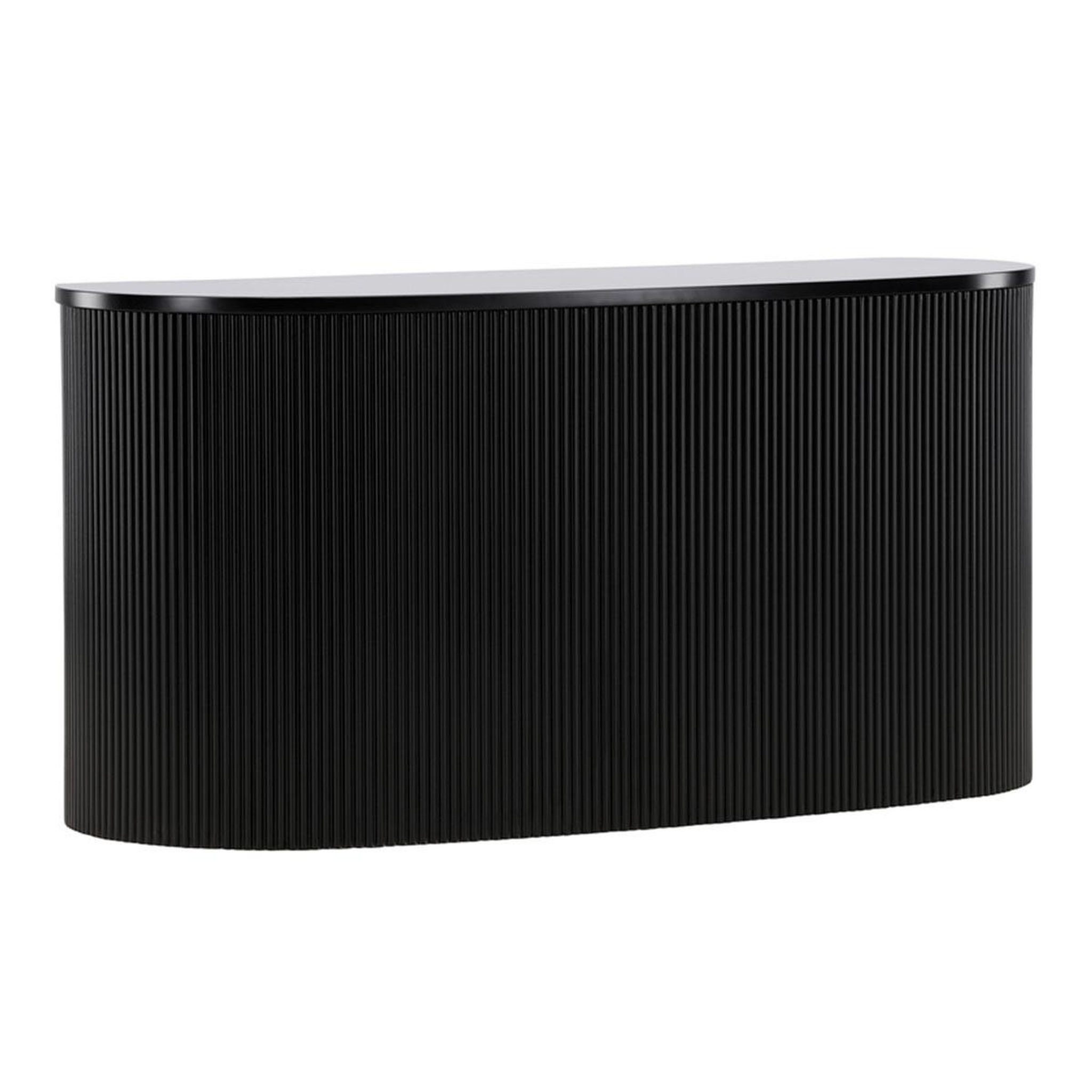 Paris Prix Console design nervuré  loca  120cm noir