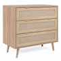 Voir la diapositive 3 : Finori Finori Commode Bali 03A Chene sonoma et impression de canne