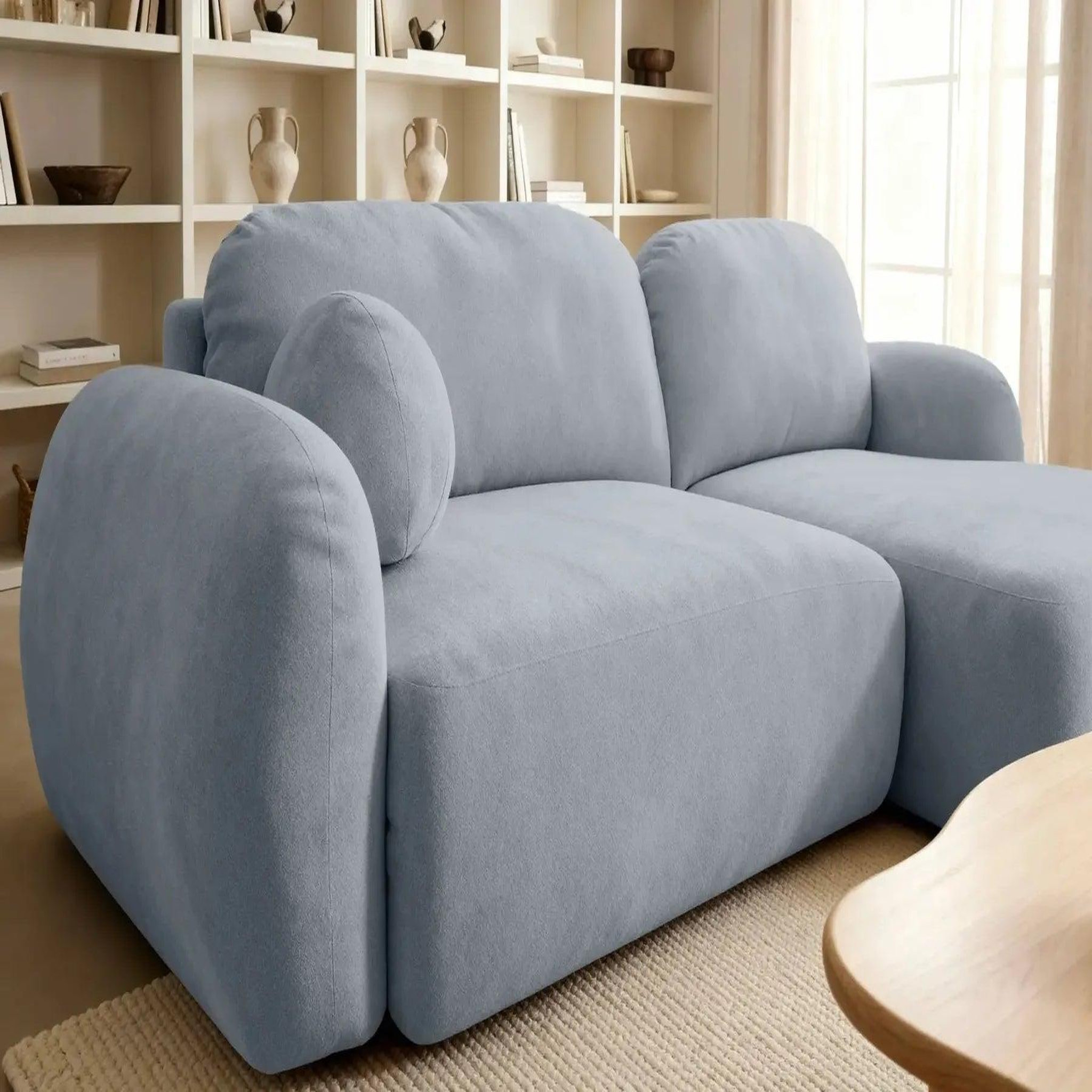 Voir la diapositive 4 : CASANOVA PARIS Martin - canapé d'angle tissu chenille