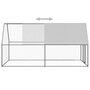 Voir la diapositive 4 : VIDAXL Poulailler d'exterieur 2x4x2 m Acier galvanise