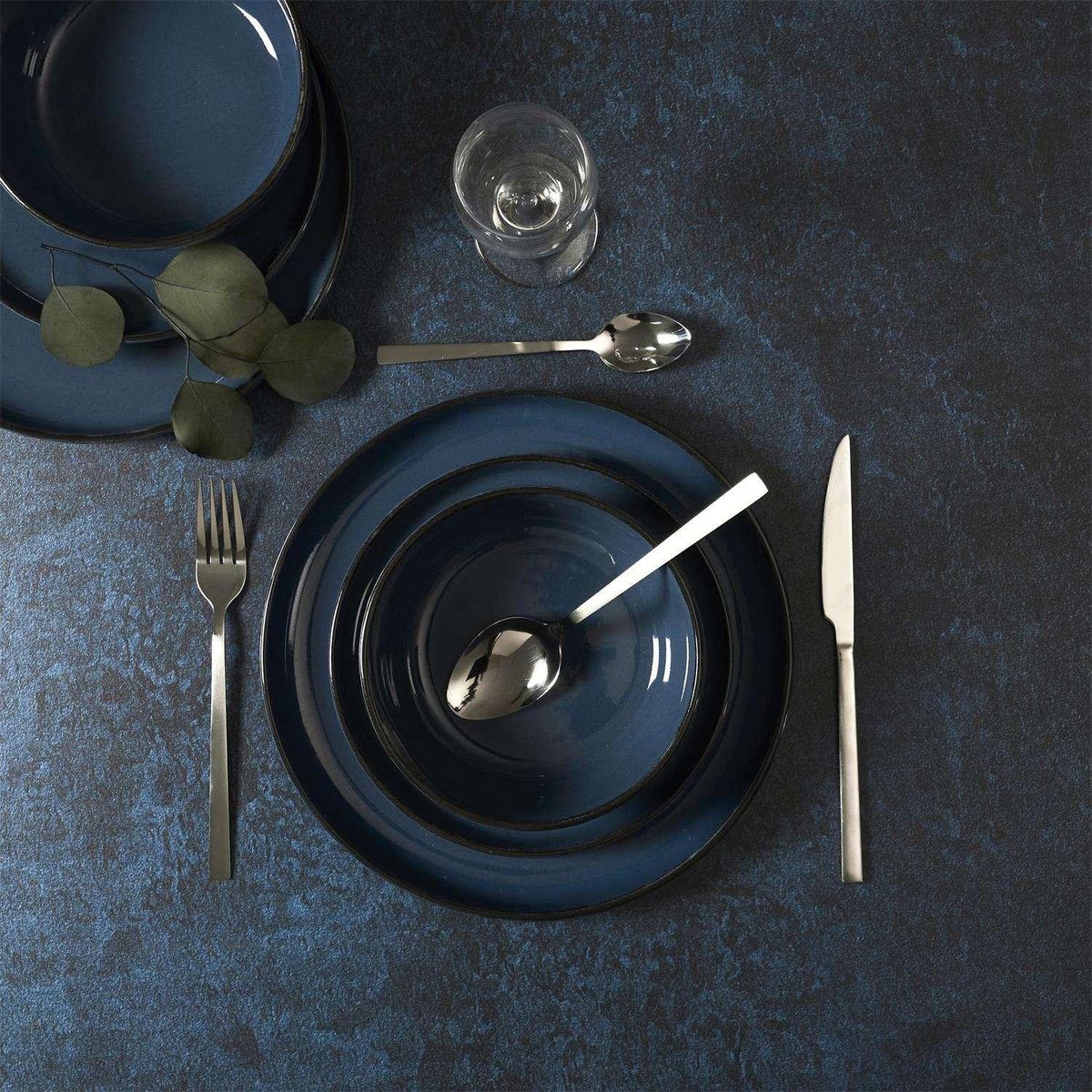 The Home Deco Factory Service vaiselle 12 pièces AU GRES DU TEMPS