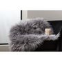 Voir la diapositive 3 : Paris Prix Tapis Imitation Fourrure  Katy  60x90cm Gris