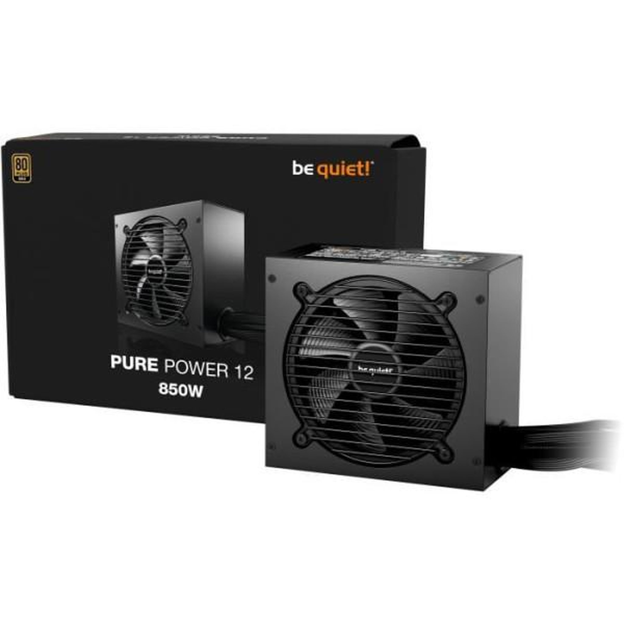 Voir la diapositive 3 : BE QUIET Alimentation pc - be quiet! - pure power 12 - 850w - 80plus gold - atx 3.1