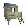 SWEEEK Maisonnette en bois  2m² - Magnolia - cabane pour enfant en pin autoclave