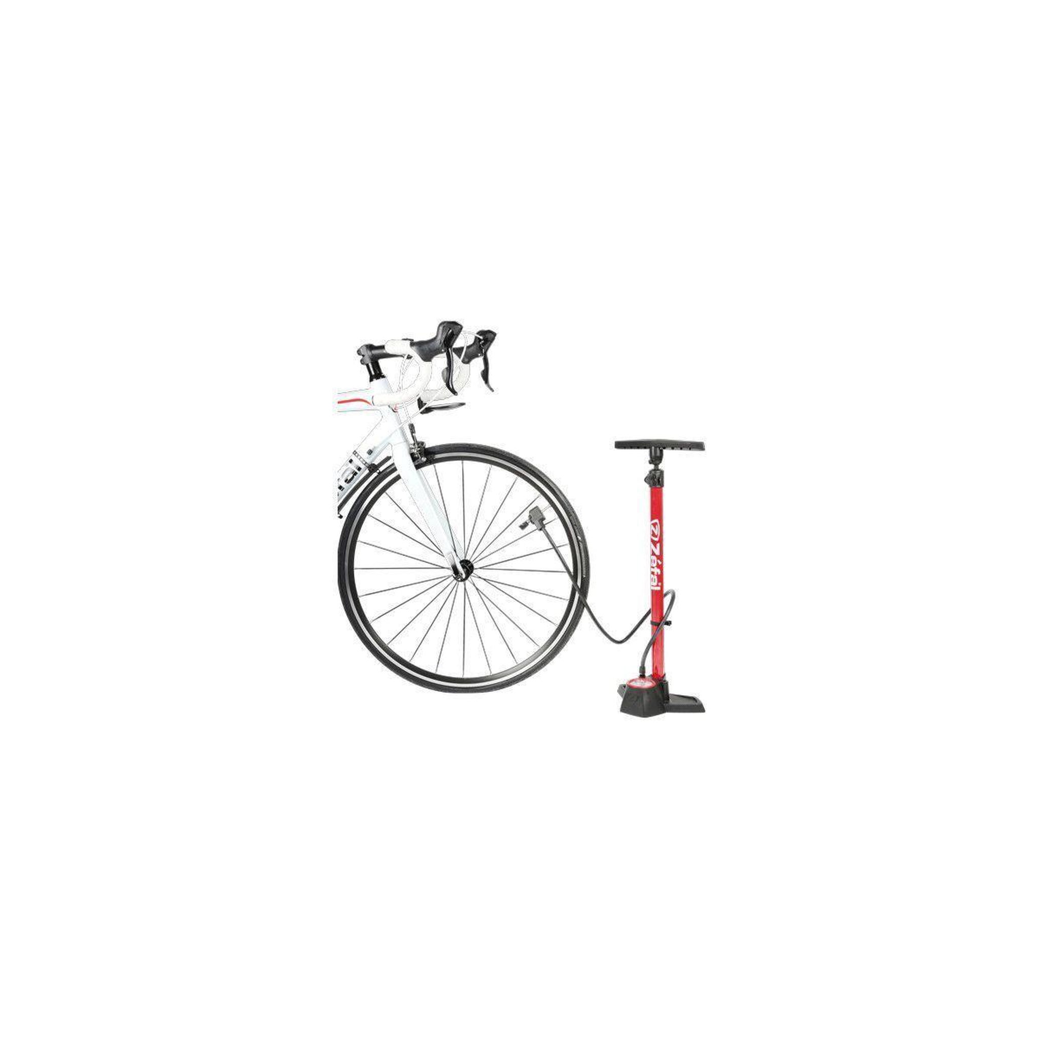 Voir la diapositive 2 : ZEFAL Pompe à vélo Profil max FP30 - Rouge