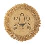 Voir la diapositive 1 : Atmosphera Kids Tapis enfant rond Lion - Diam 90 cm - Jute