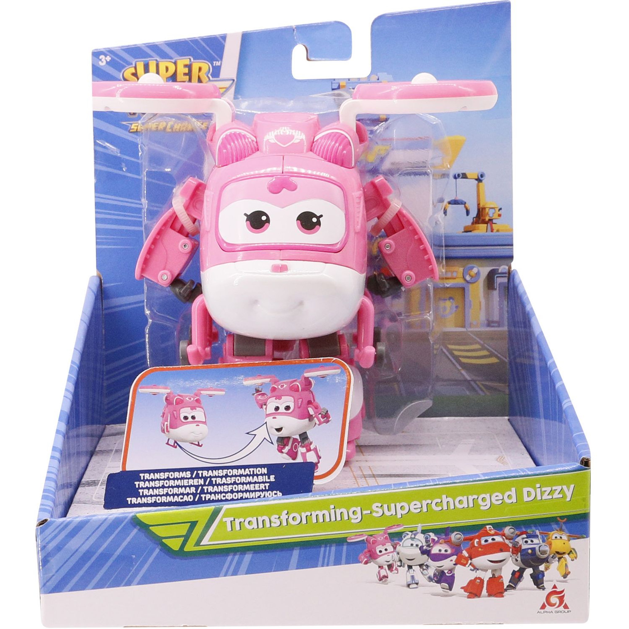 Voir la diapositive 2 : Auldey Figurine Dizzy transformable - Super Wings