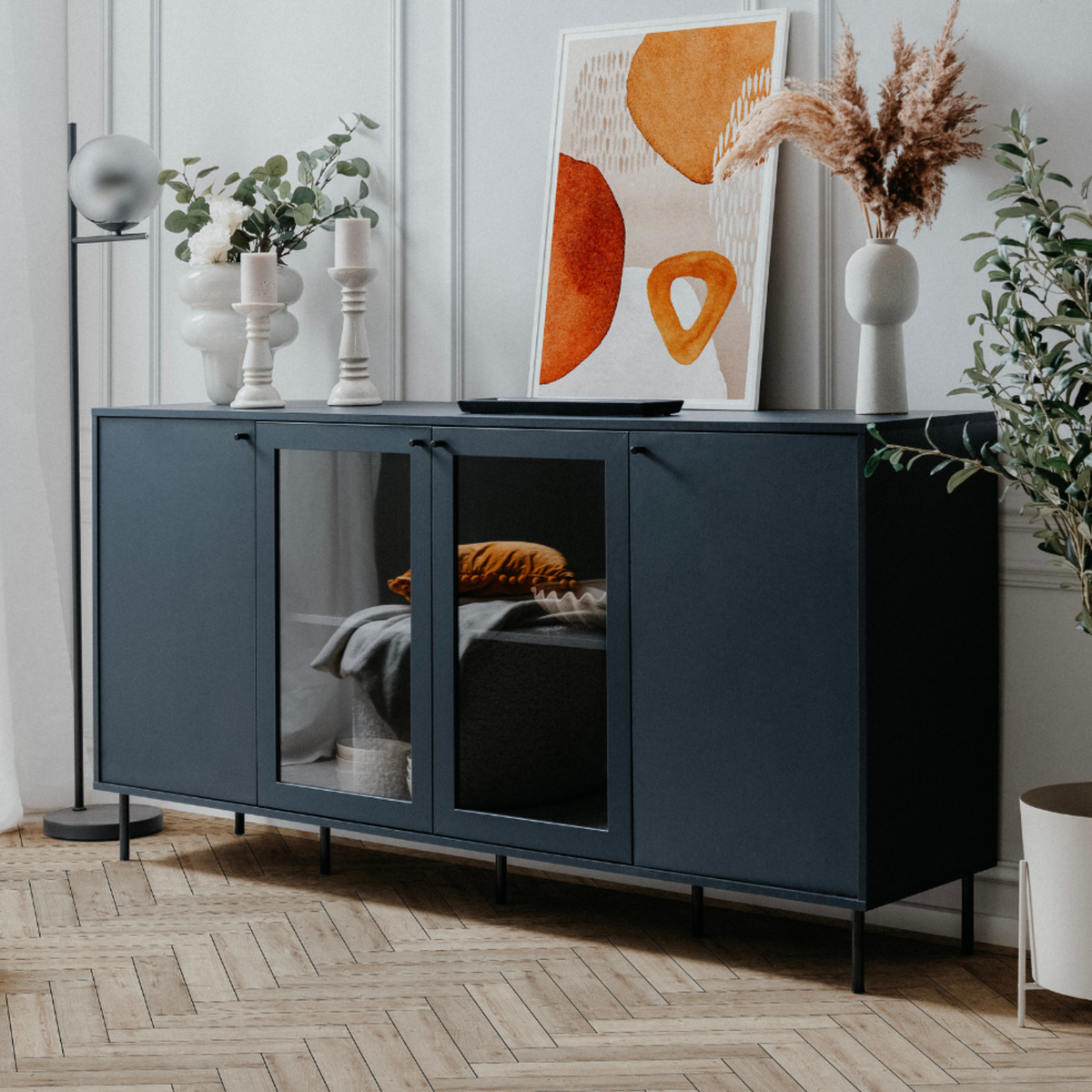 CONCEPT USINE Buffet avec rangements 180 cm LANZAROTE