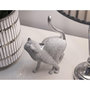 Voir la diapositive 5 : Paris Prix Statuette Déco Chat  Sparky  26cm Argent