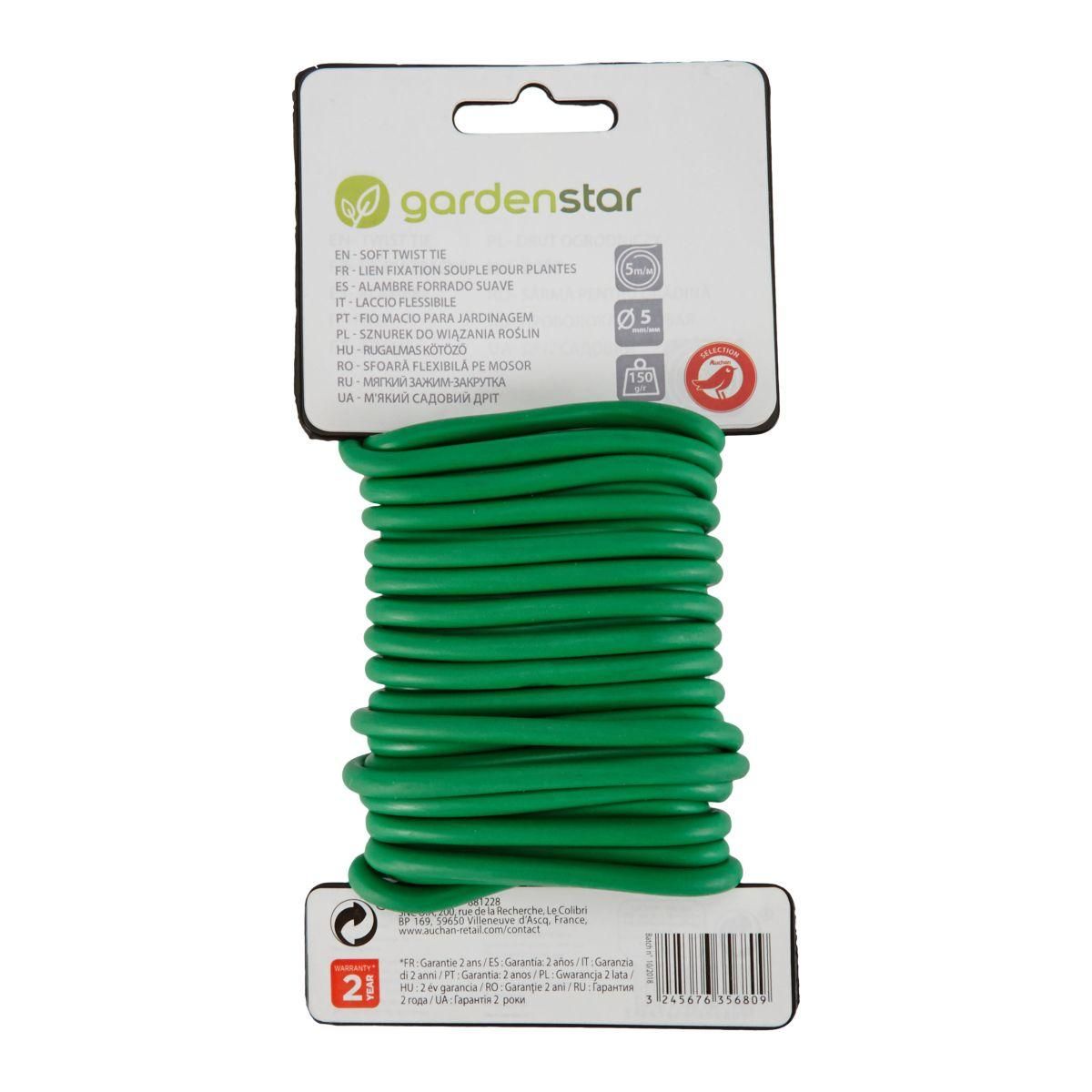 GARDENSTAR Lien de jardin vert - 5m