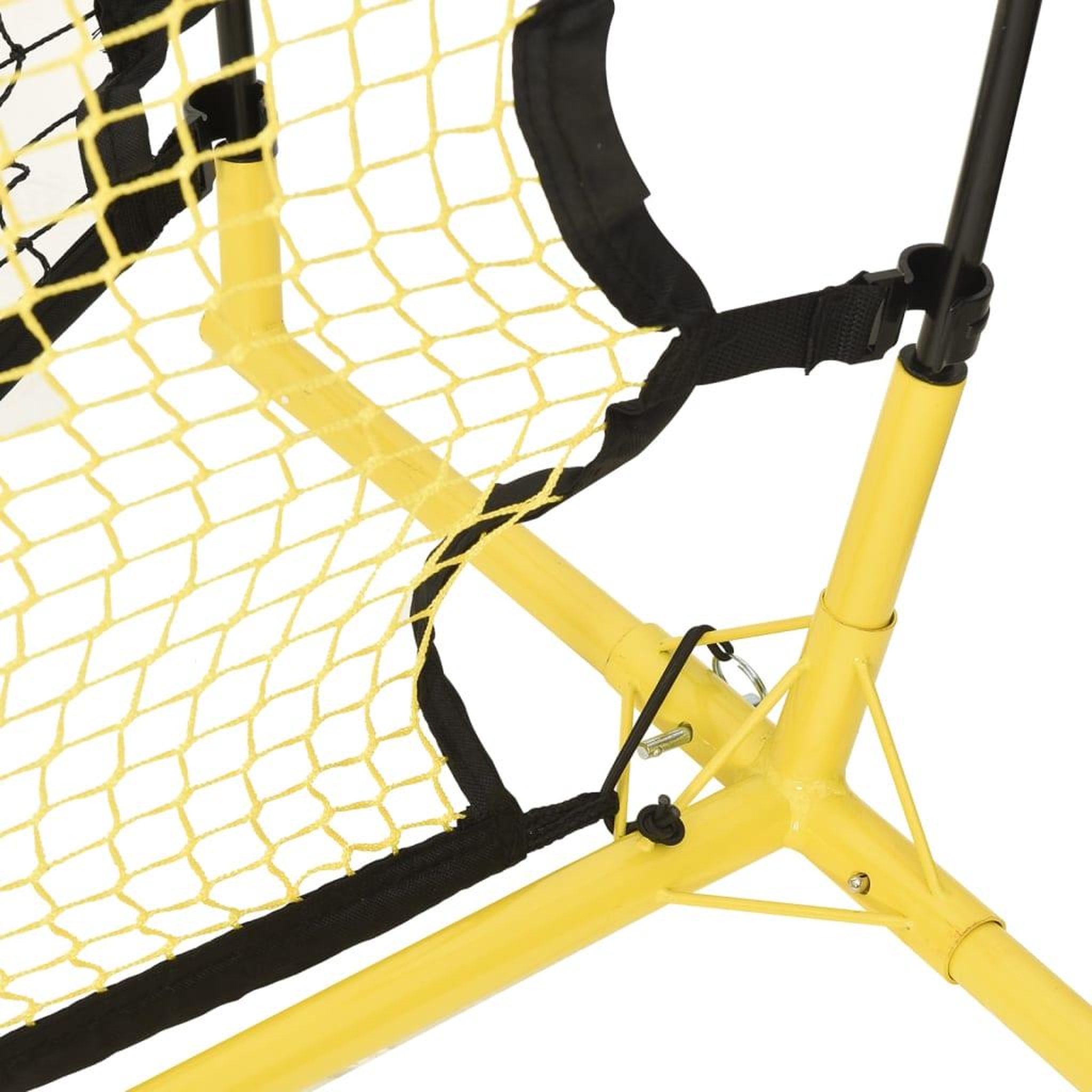 Voir la diapositive 5 : VIDAXL Filet de rebond de football noir/jaune 183x85x120 cm polyester