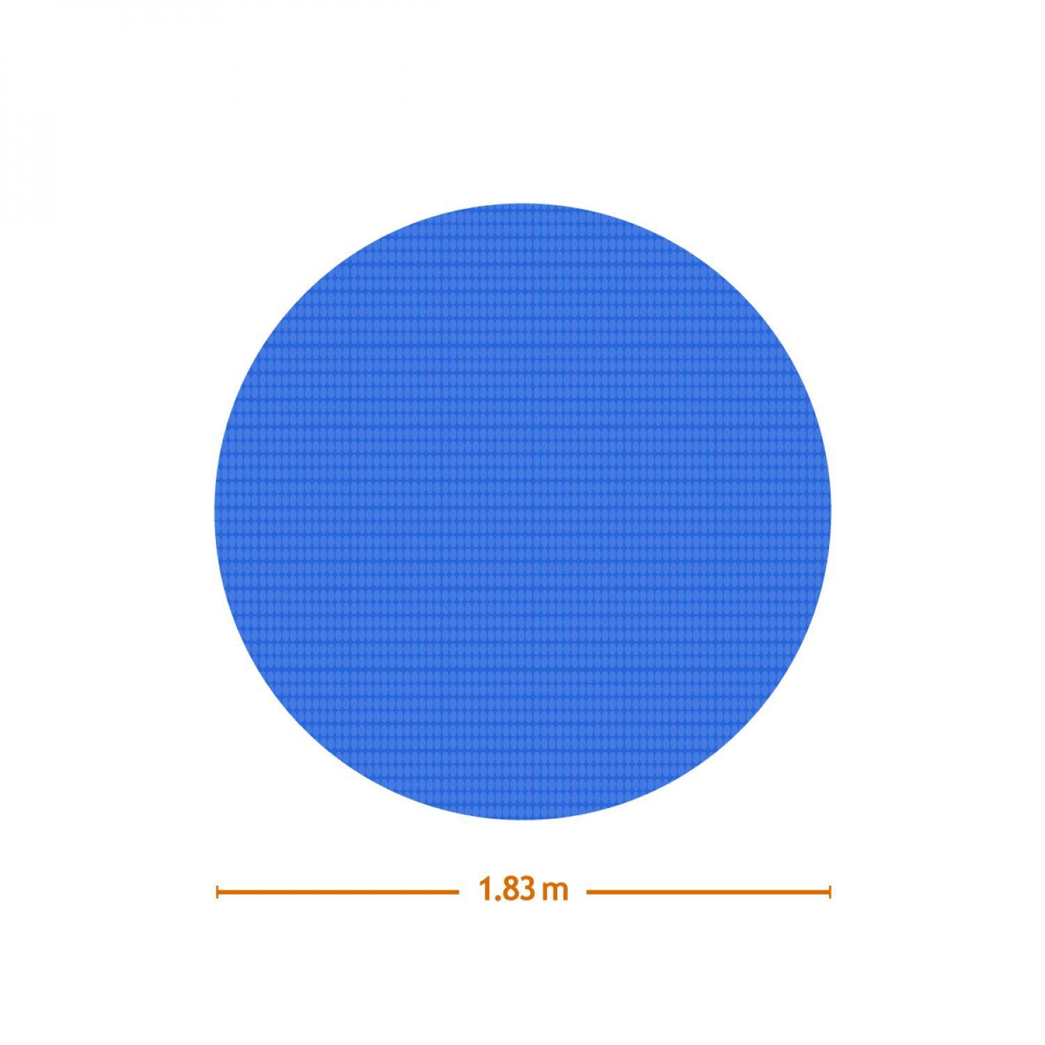 Voir la diapositive 2 : LINXOR Bâche à bulles ronde, ovale, carrée ou rectangle pour piscine intex ou autre - 180 microns - Bleu