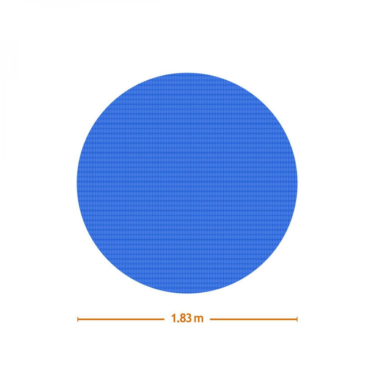 LINXOR Bâche à bulles ronde, ovale, carrée ou rectangle pour piscine intex ou autre - 180 microns - Bleu