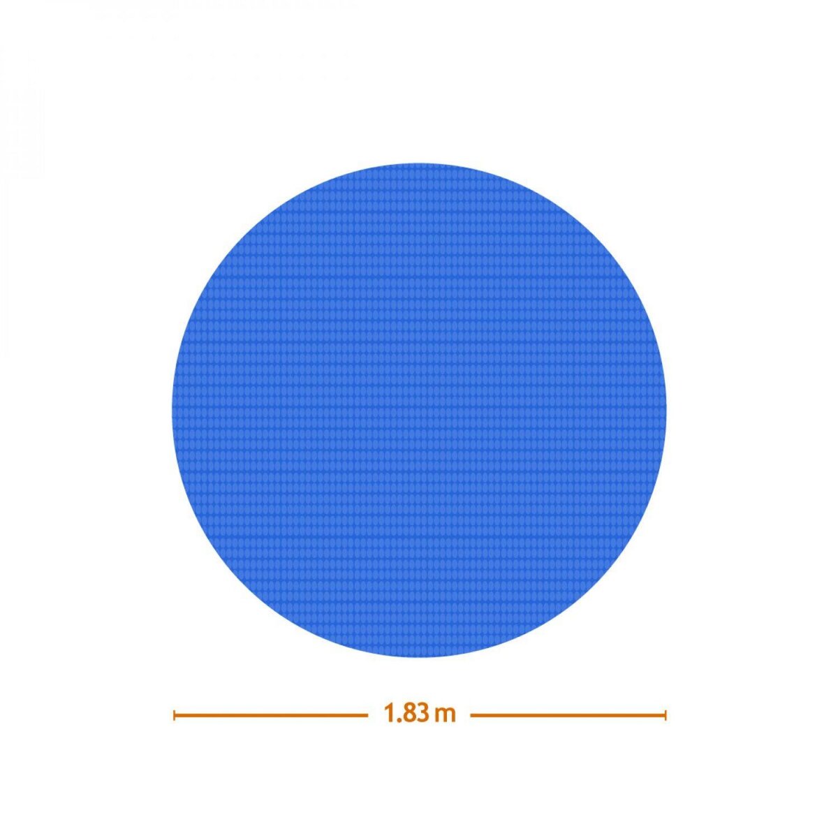 LINXOR Bâche à bulles ronde, ovale, carrée ou rectangle pour piscine intex ou autre - 180 microns - Bleu