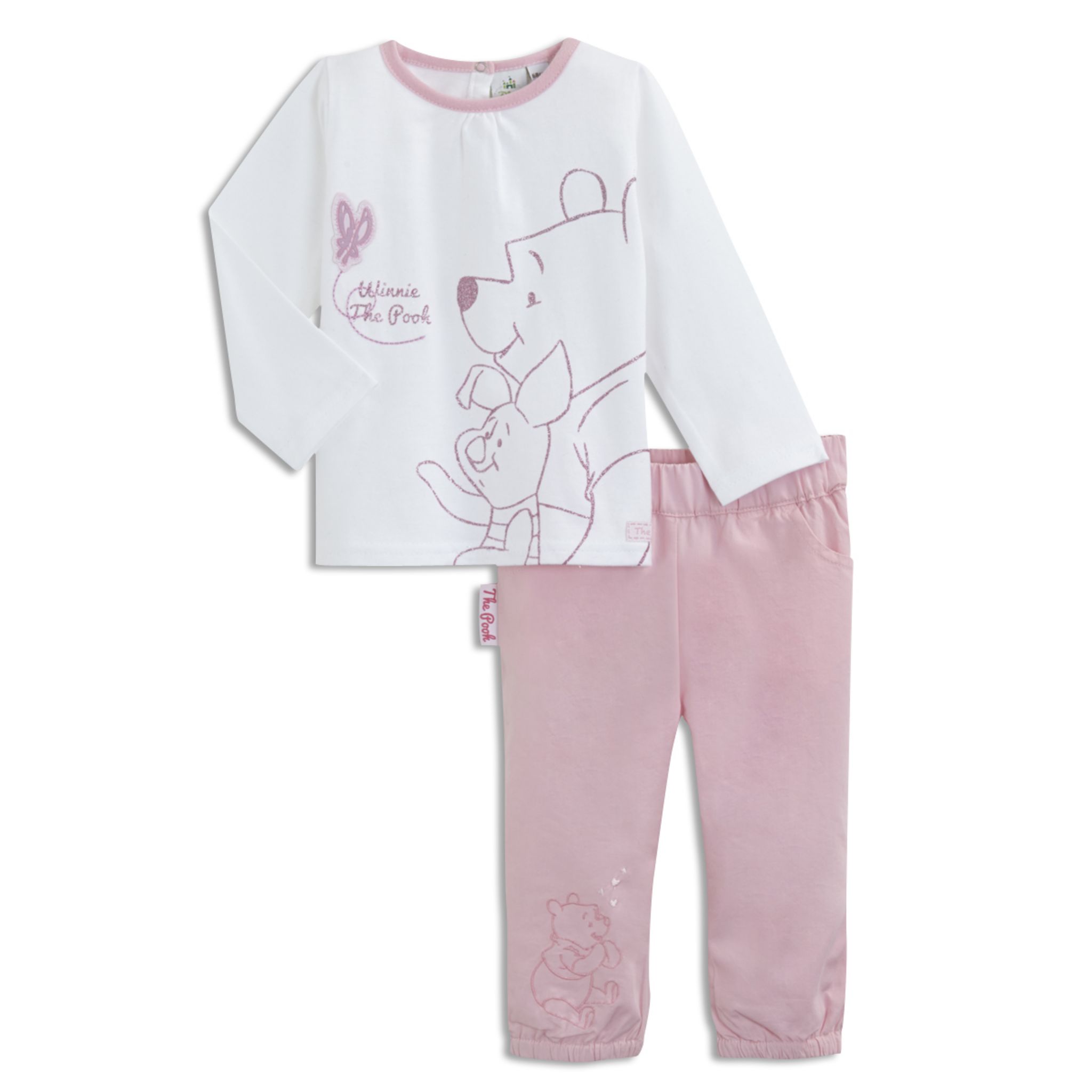 Ensemble Survêtement Bébé Fille 3 Pièces - Veste, T-shirt Et Pantalon Jogging Licorne - Taille 6 à 36 Mois
